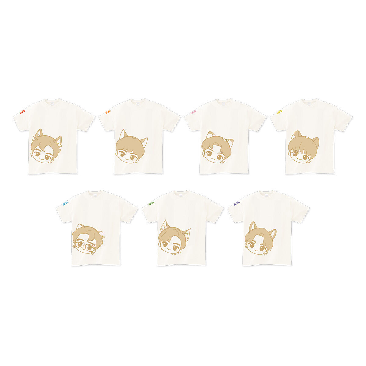 数量限定】TinyTAN FUNPARK Dynamite フェイスプリントTシャツ(L