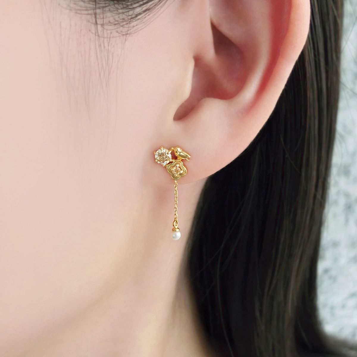 鬼滅の刃ピアノ ANNA SUI × 鬼滅の刃◇◇ ピアス 竈門禰豆子