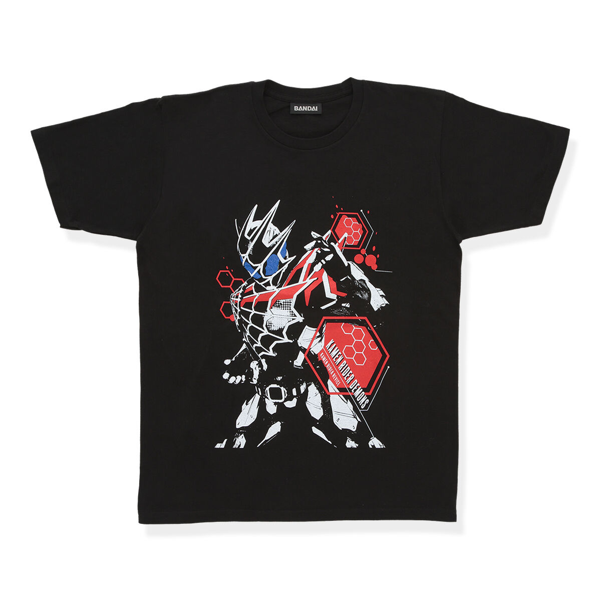 仮面ライダーリバイス 仮面ライダーデモンズ ライダー柄 Tシャツ