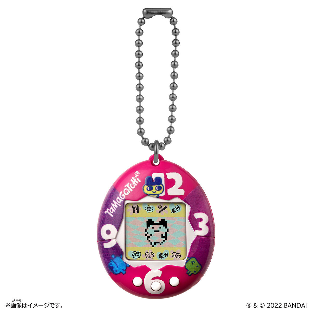 Original Tamagotchi Purple-Pink Clock | Tamagotchi Smart 