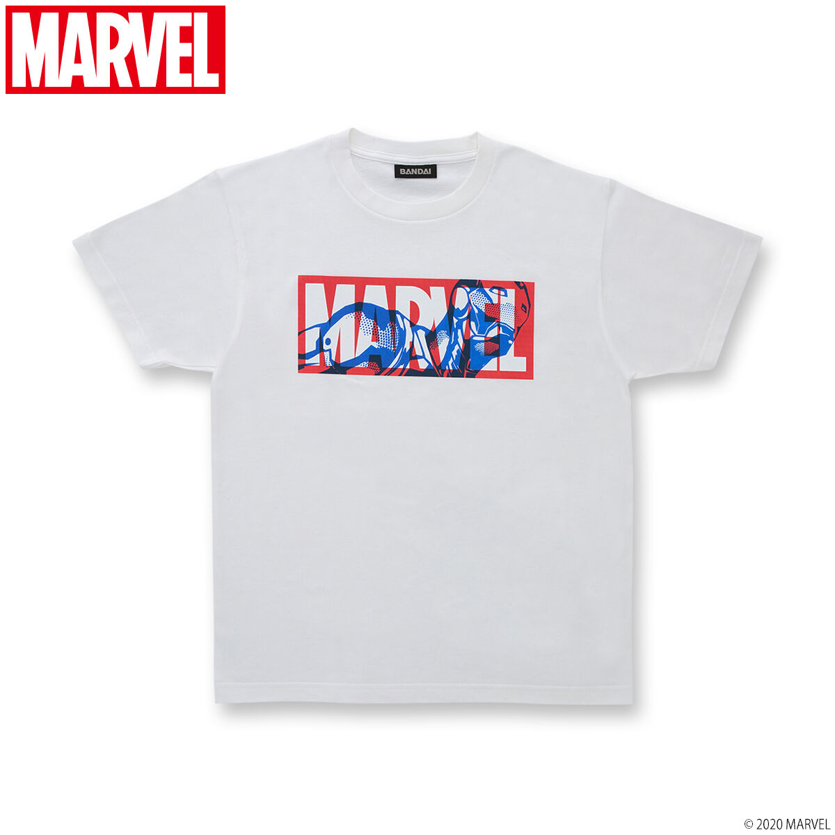 Marvel BOX logo Tシャツ アイアンマン/IRON MAN | MARVEL（マーベル 