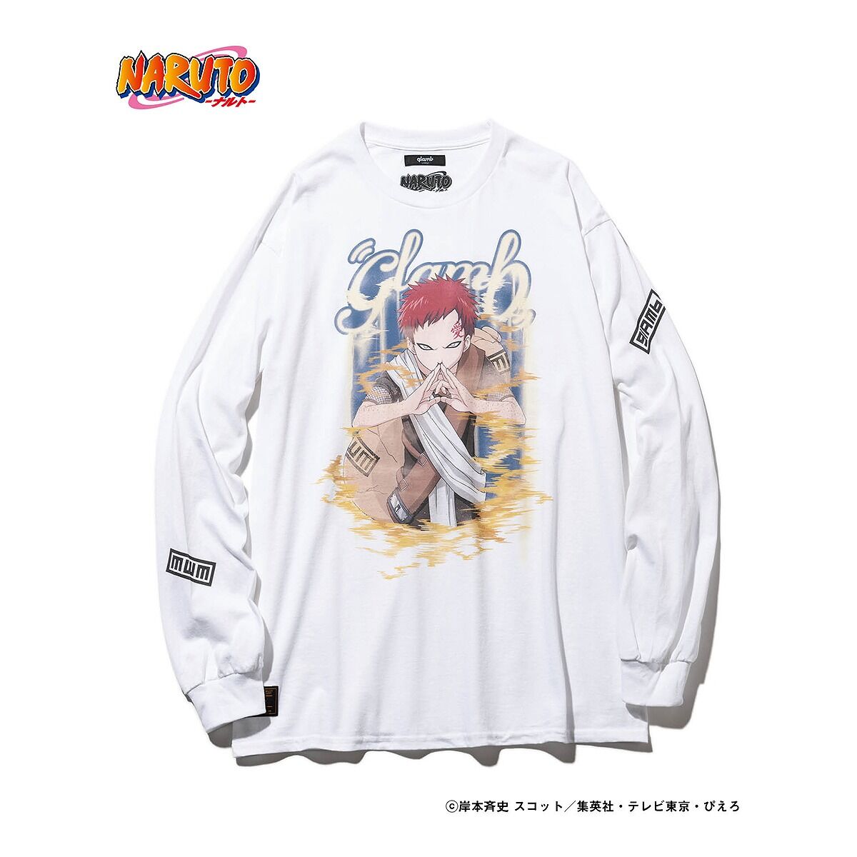 00's NARUTO 我愛羅 アニメTシャツ US OFFICIAL - トップス