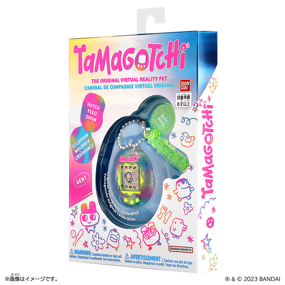 Original Tamagotchi Celebration Neon & Pop