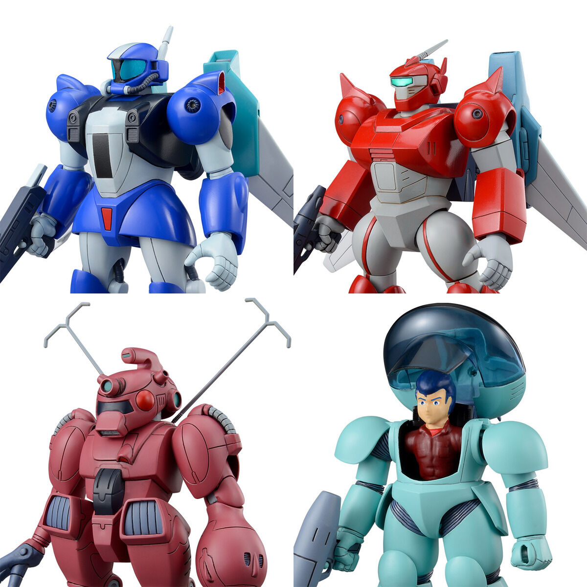 旧キット 銀河漂流バイファム 1/100 トゥランファム 塗装 改修 完成品 