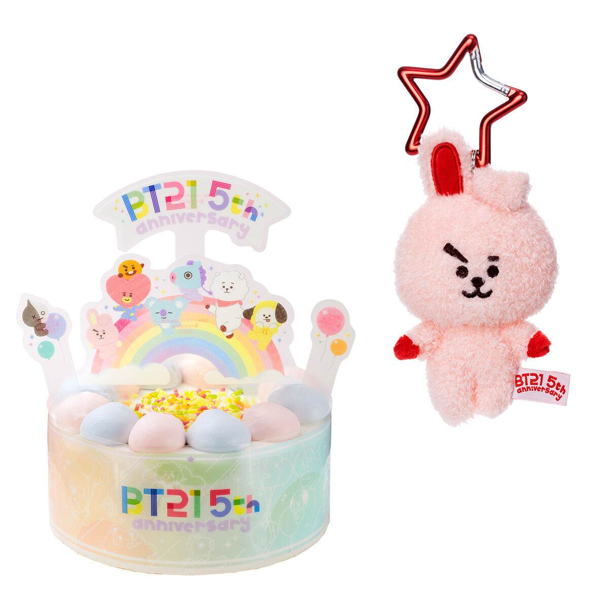 キャラデコ BT21 5thアニバーサリーケーキ COOKY【プレミアムバンダイ限定】 | BT21 食品・飲料 | アニメグッズ  ・おもちゃならプレミアムバンダイ｜バンダイナムコグループの公式通販サイト