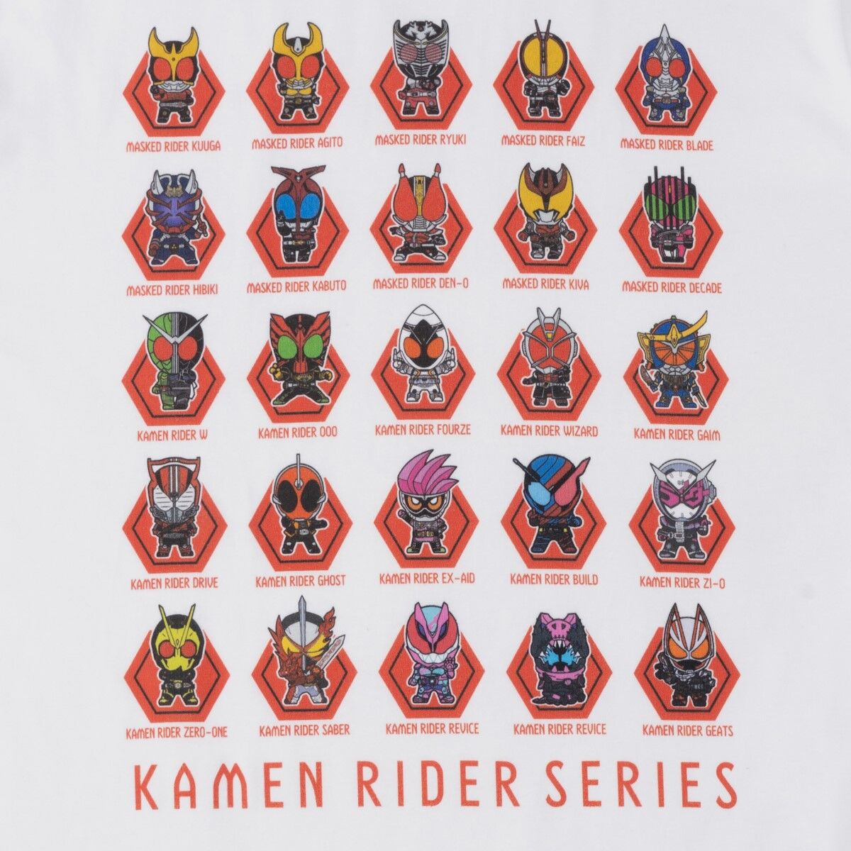 仮面ライダーギーツ 仮面ライダーシリーズ デフォルメ Tシャツ 仮面ライダーセイバー 23年3月まで発送おすすめ商品 バンダイナムコグループ公式通販サイト
