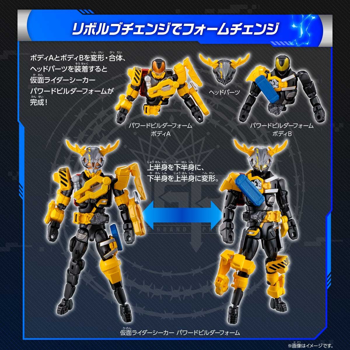 リボルブチェンジフィギュア【開封品】仮面ライダーギーツⅨセット+ 