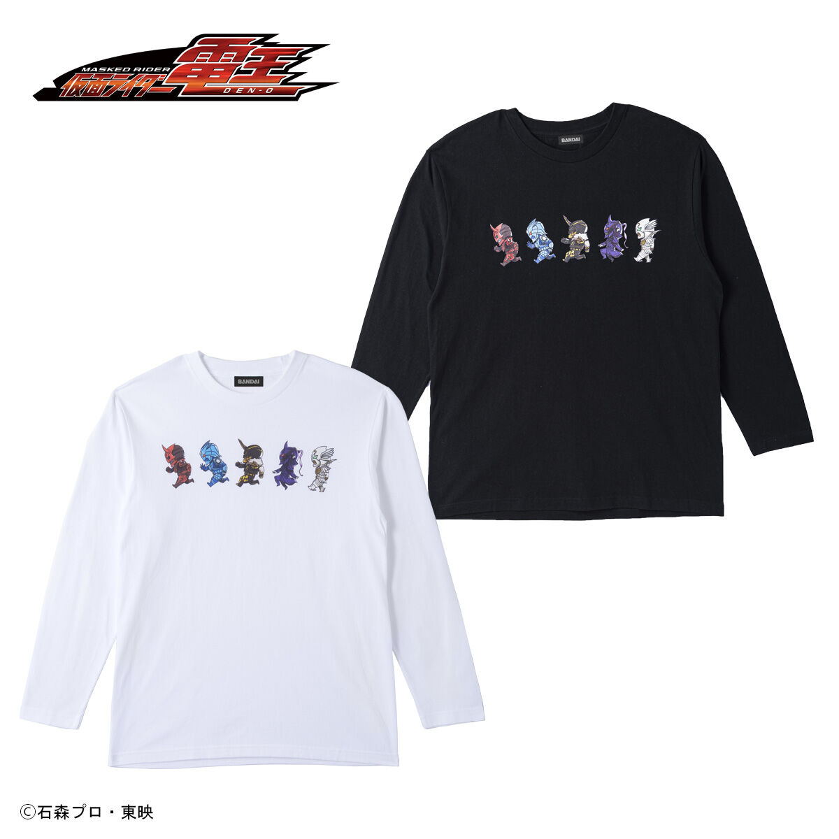 仮面ライダー電王 走るデフォルメシリーズ ロングTシャツ | 仮面