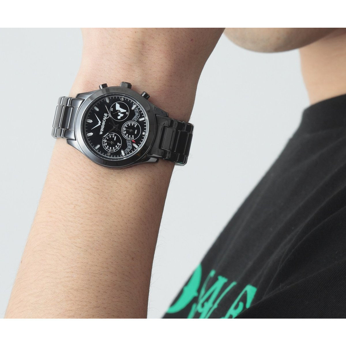 仮面ライダーW WIND SCALE （ウインドスケール）腕時計時計本体風防革 