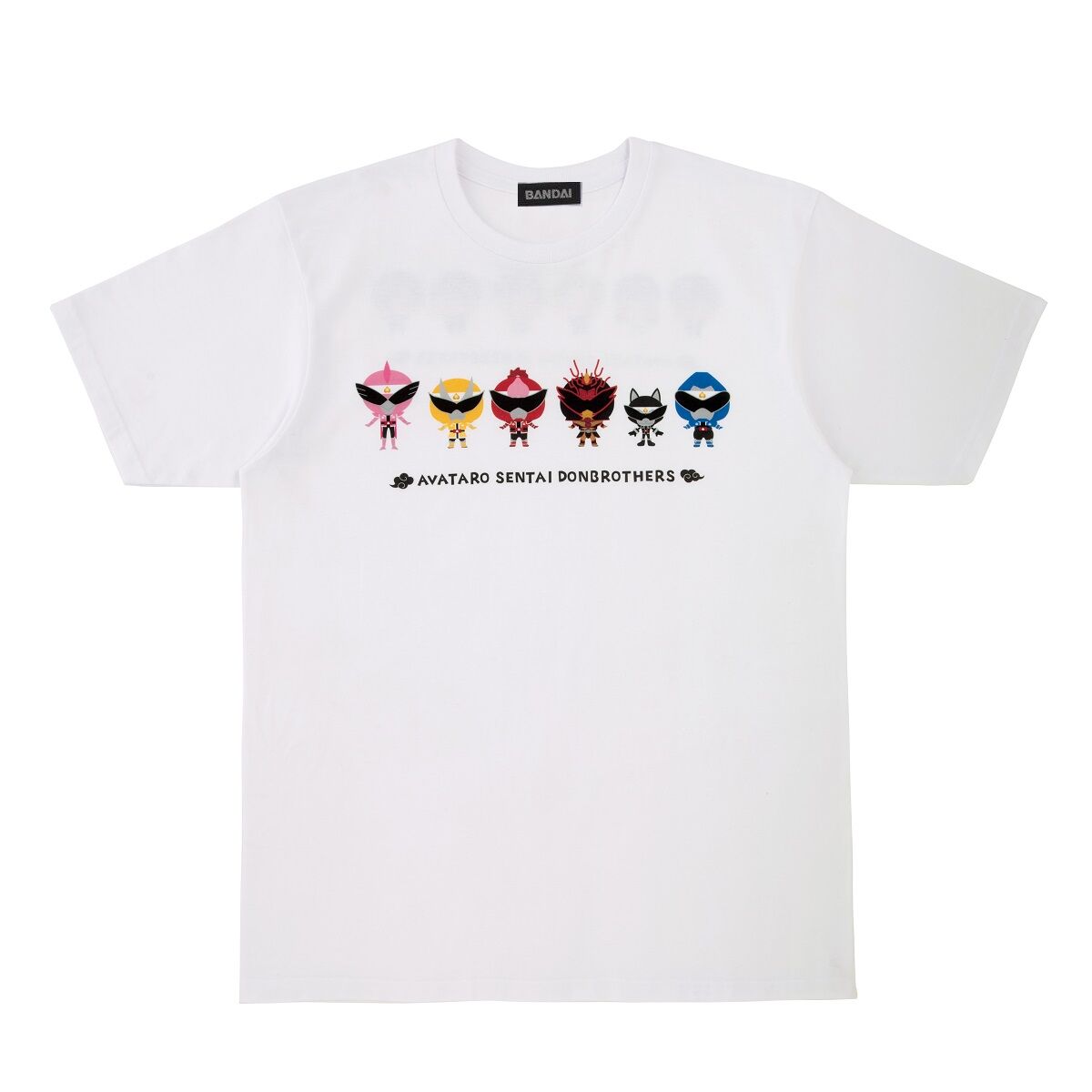 暴太郎戦隊ドンブラザーズ デフォルメ Tシャツ 並び柄