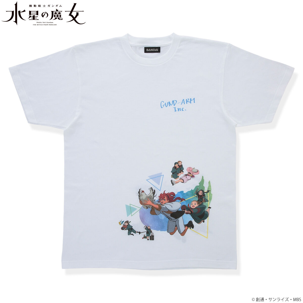 機動戦士ガンダム 水星の魔女EXPO Tシャツ ホワイト XL