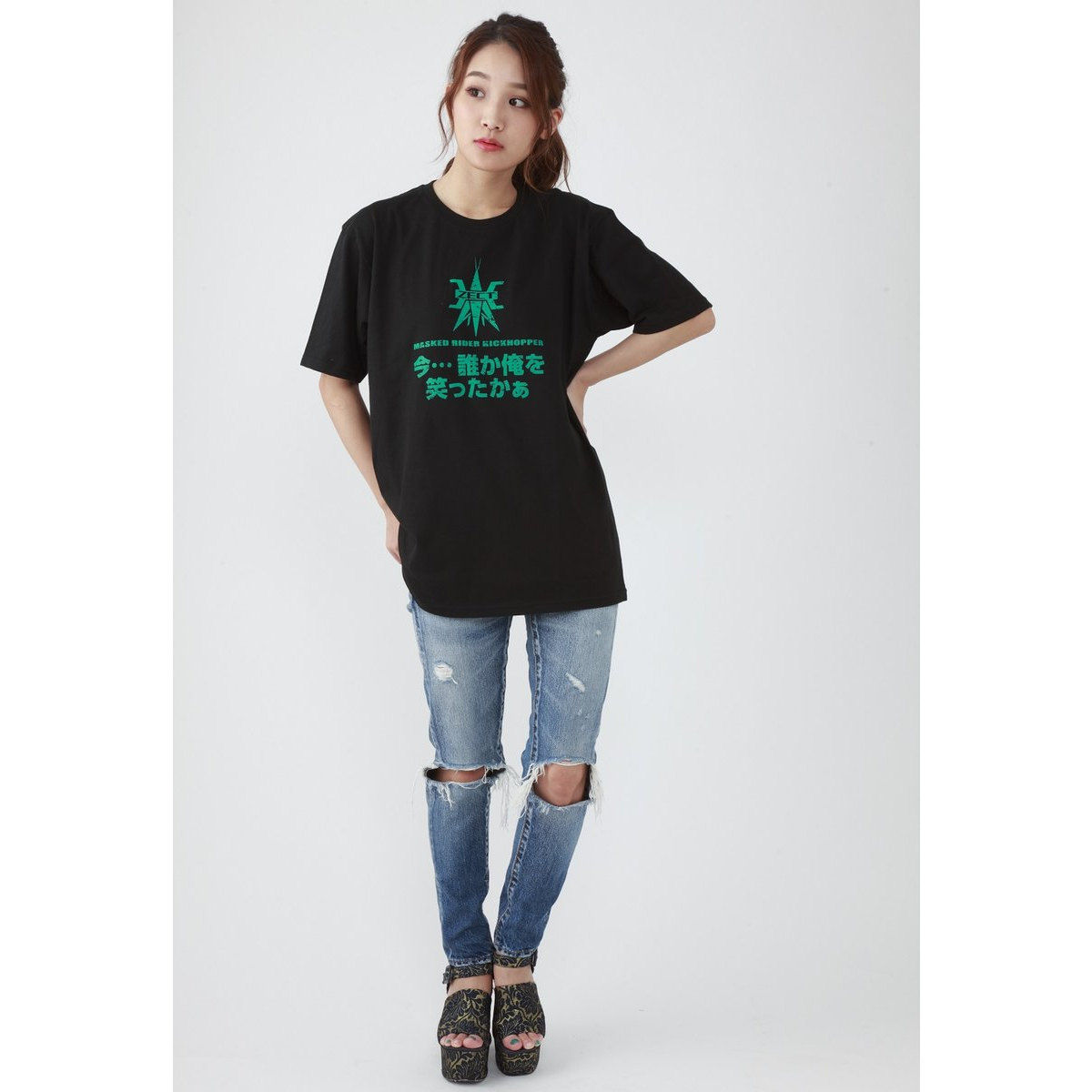 仮面ライダーカブト キックホッパー＆パンチホッパー Tシャツ