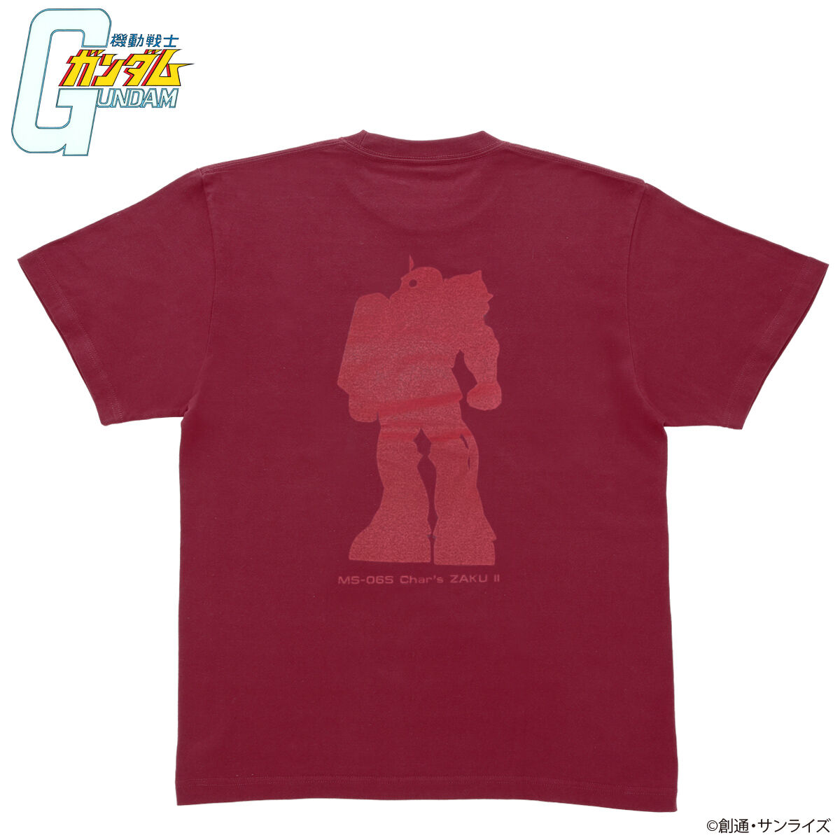 機動戦士ガンダム シルエットデザインシリーズ Tシャツ シャア専用ザク
