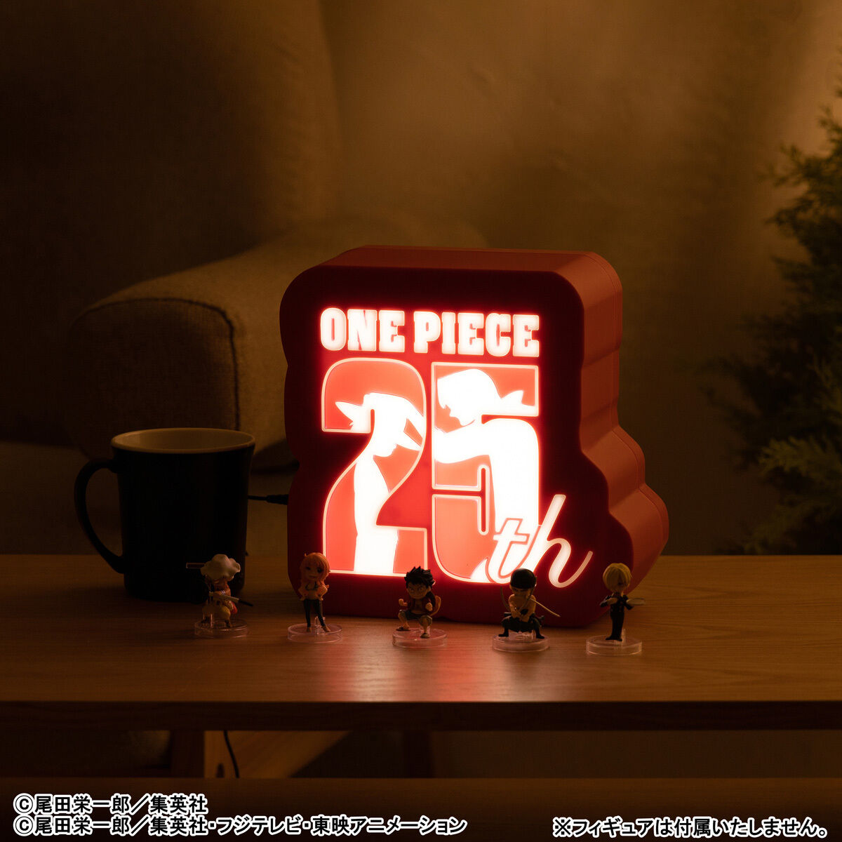 5,040円原作「ONE PIECE」25周年ロゴライトスタンド-RED-