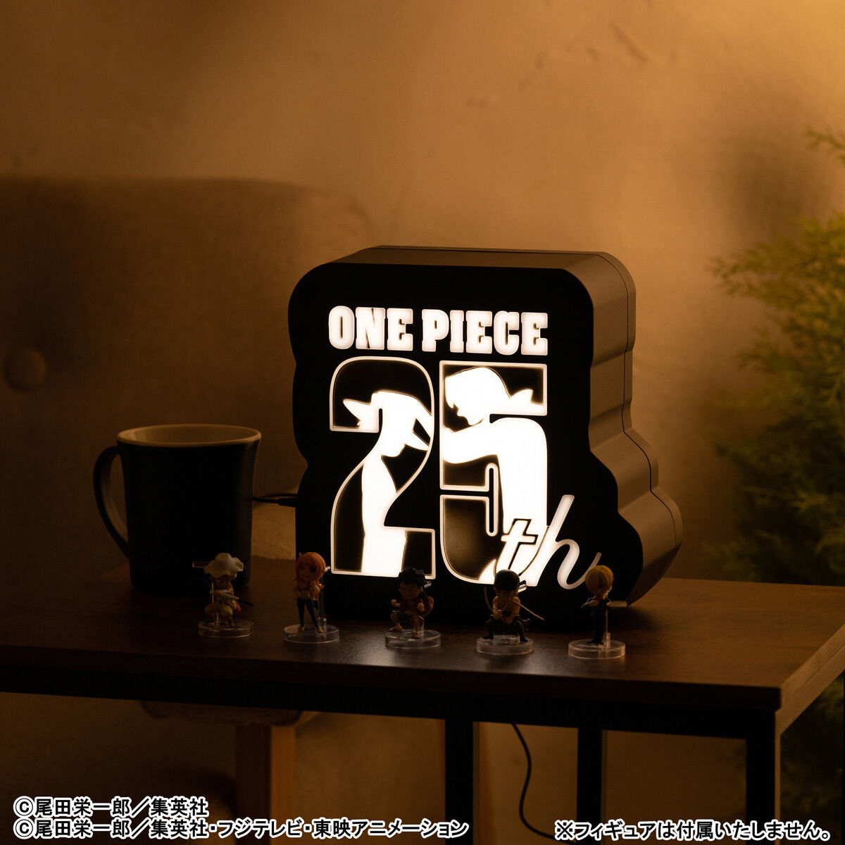 原作「ONE PIECE」25周年ロゴライトスタンド-BLACK- | ONE PIECE