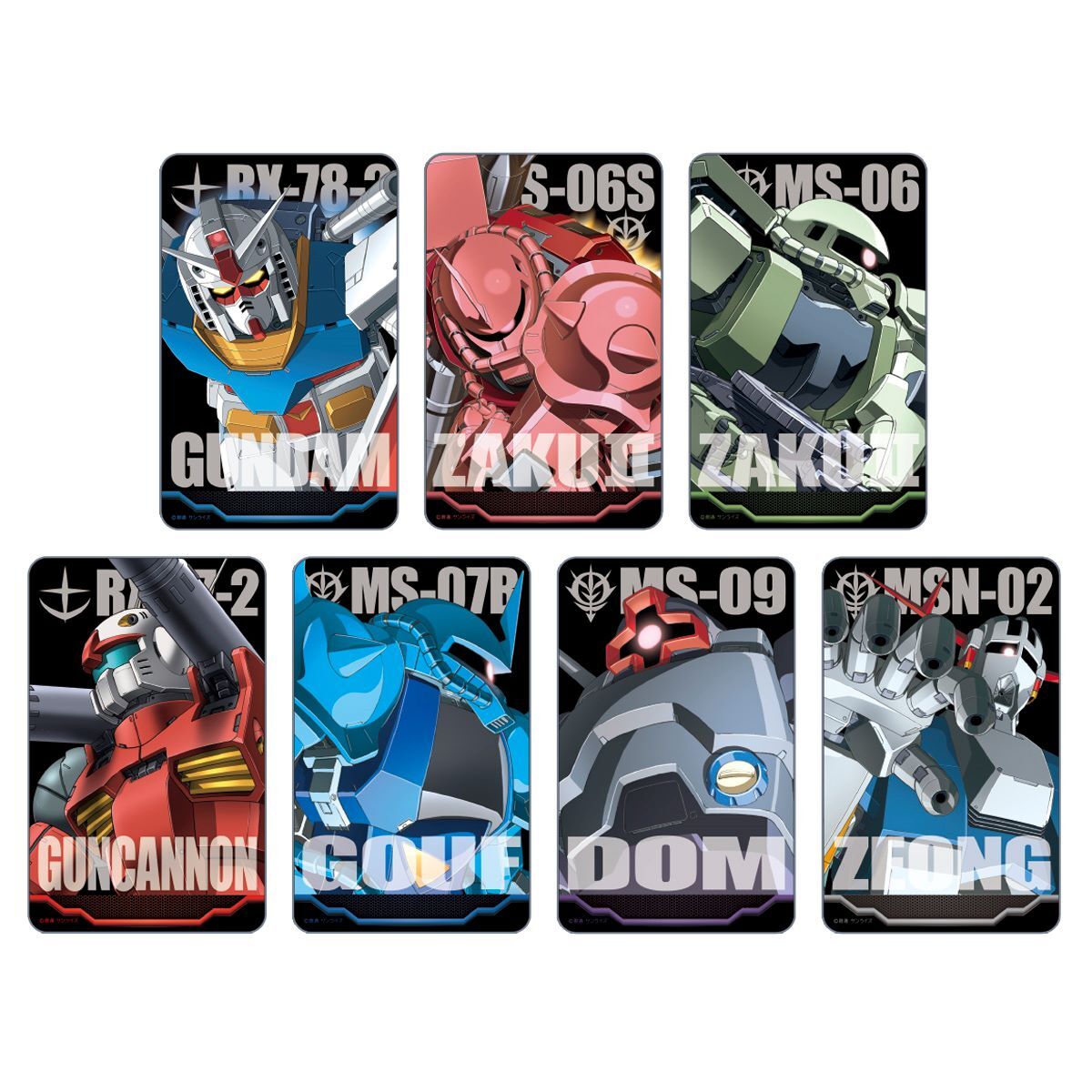 ガンダムシリーズ PIICA＋クリアパスケース 第五弾 | 機動戦士ガンダム