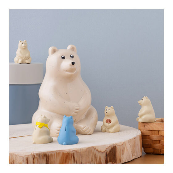 ポーラーベアバンク polar bear bank ならぶんです。 全5種