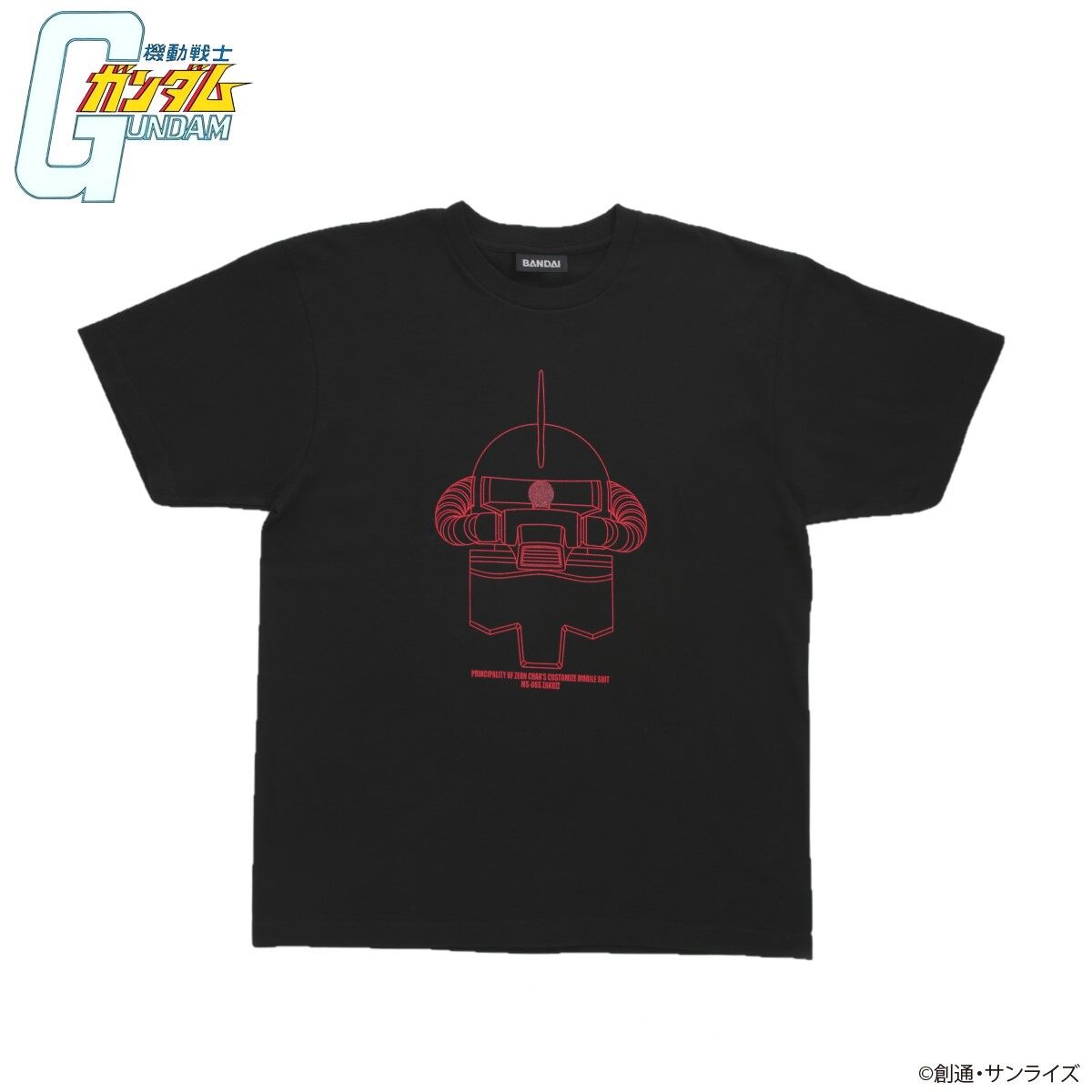 機動戦士ガンダム MSラメプリント Tシャツ シャア専用ザク | 機動戦士