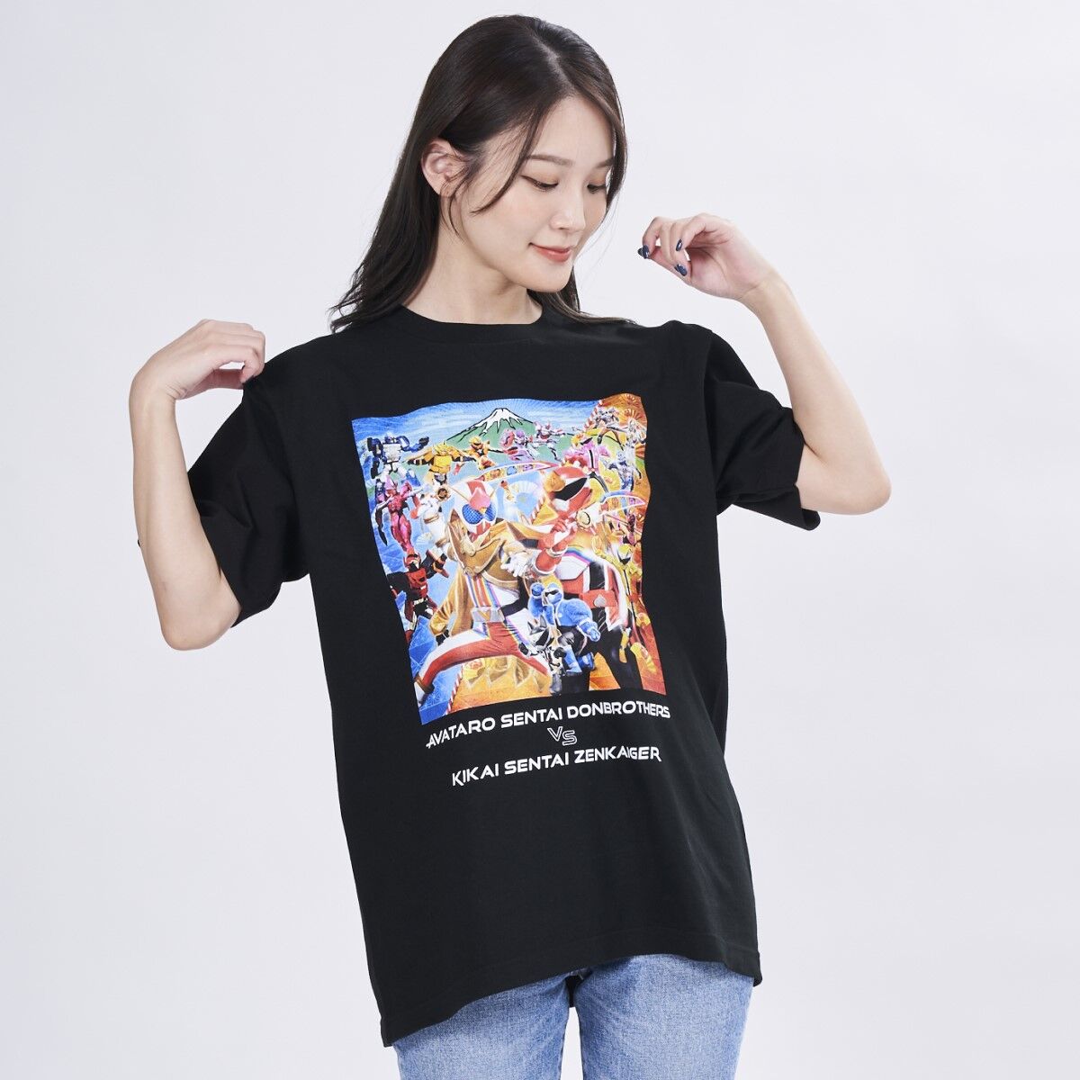 暴太郎戦隊ドンブラザーズVS機界戦隊ゼンカイジャー Tシャツ | 機界戦隊ゼンカイジャー | アニメグッズ  ・おもちゃならプレミアムバンダイ｜バンダイナムコグループの公式通販サイト