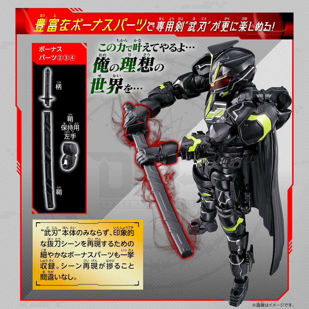 リボルブチェンジフィギュア PB07 仮面ライダータイクーンブジンソード&ナッジスパロウ&ロポ&ハクビセット