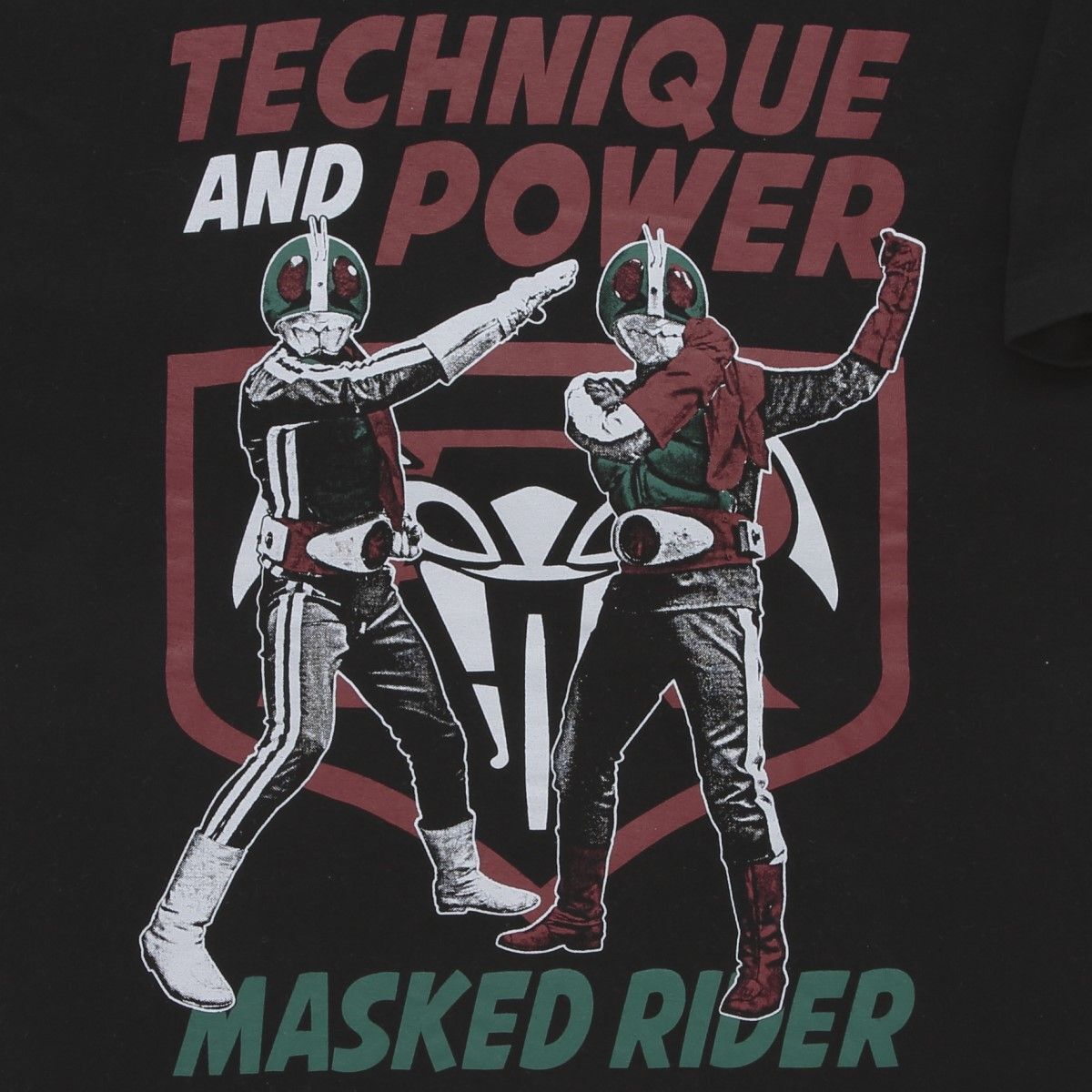 昭和仮面ライダー×ノルソルマニア Tシャツ 技の1号力の2号 | 仮面