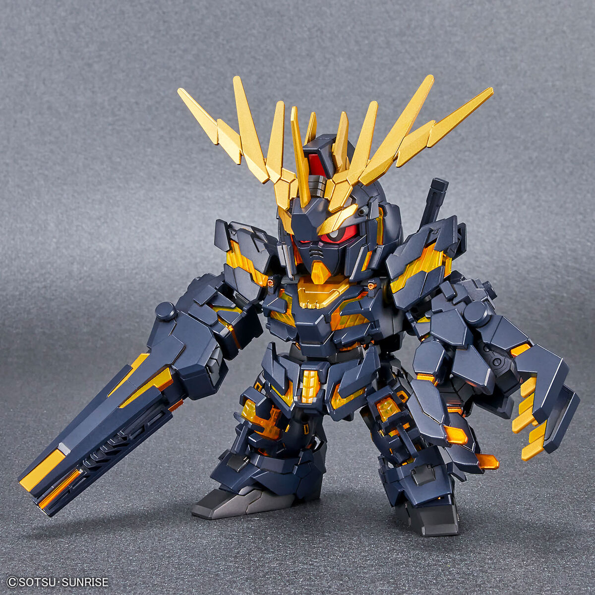 SD Gundam Cross Silhoutte RX-0 Unicorn Gundam 02 Banshee[Destroy Mode] + Armed Armor Full set