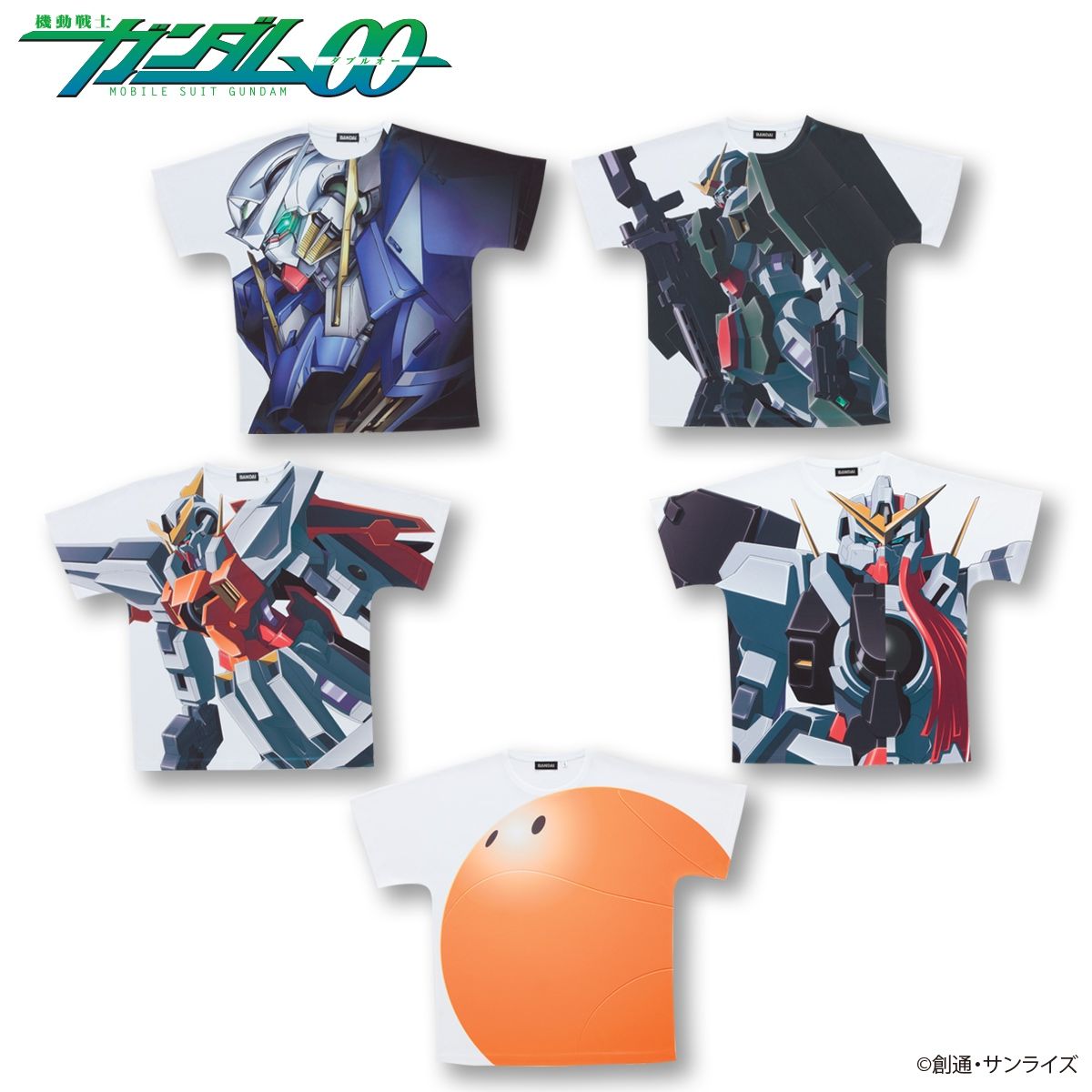 機動戦士ガンダム00 フルパネルTシャツ 第一弾 【2023年9月発送