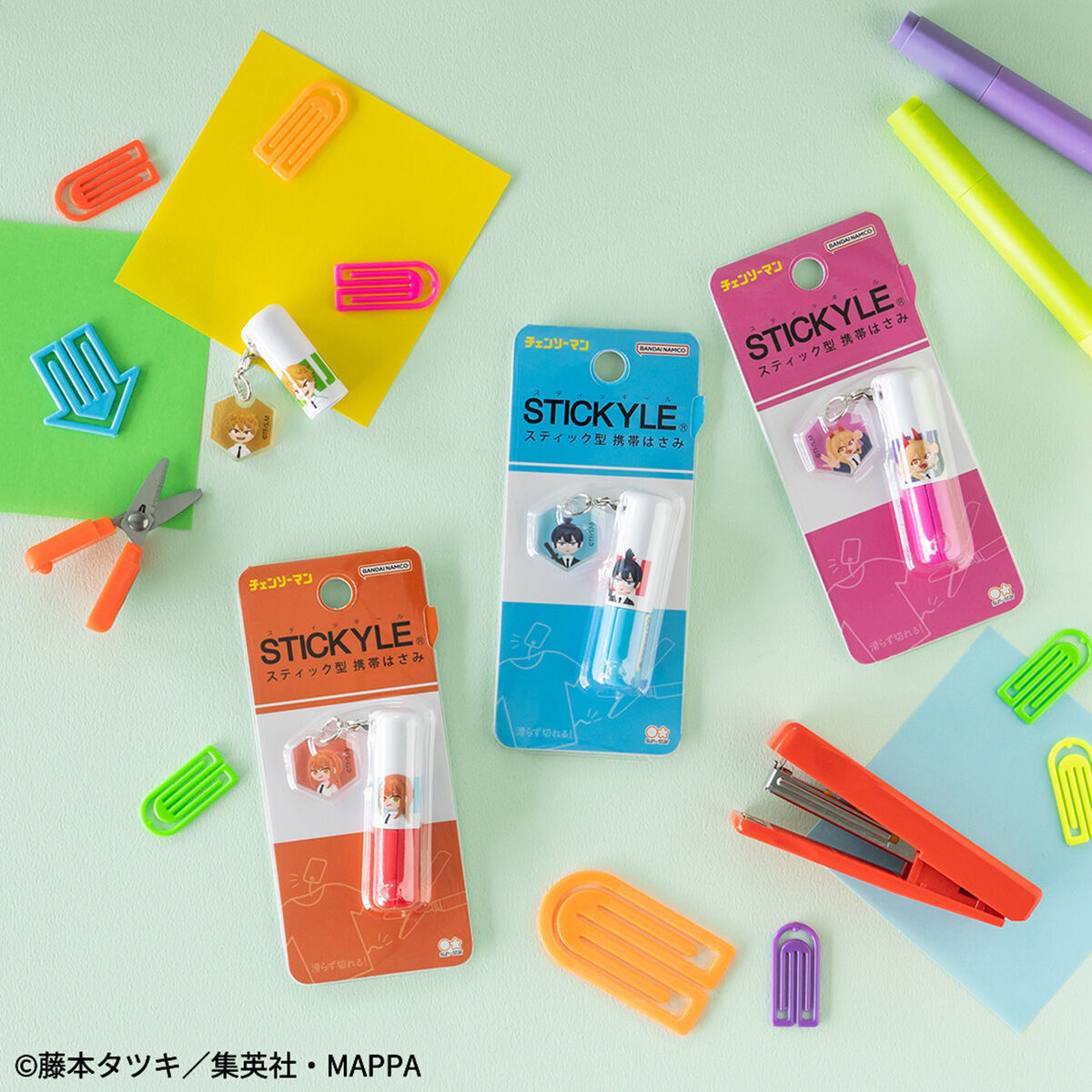 チェンソーマン アクリルチャーム付スティッキールはさみ（全4種