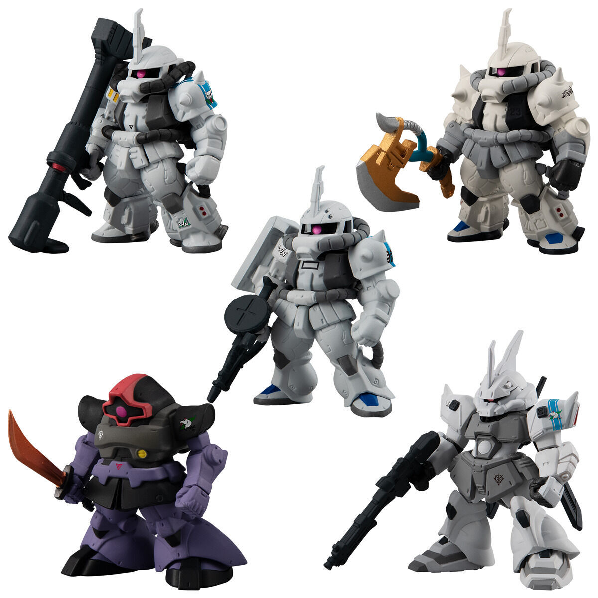 FW GUNDAM CONVERGE CORE ソロモンの白狼セット【プレミアムバンダイ 