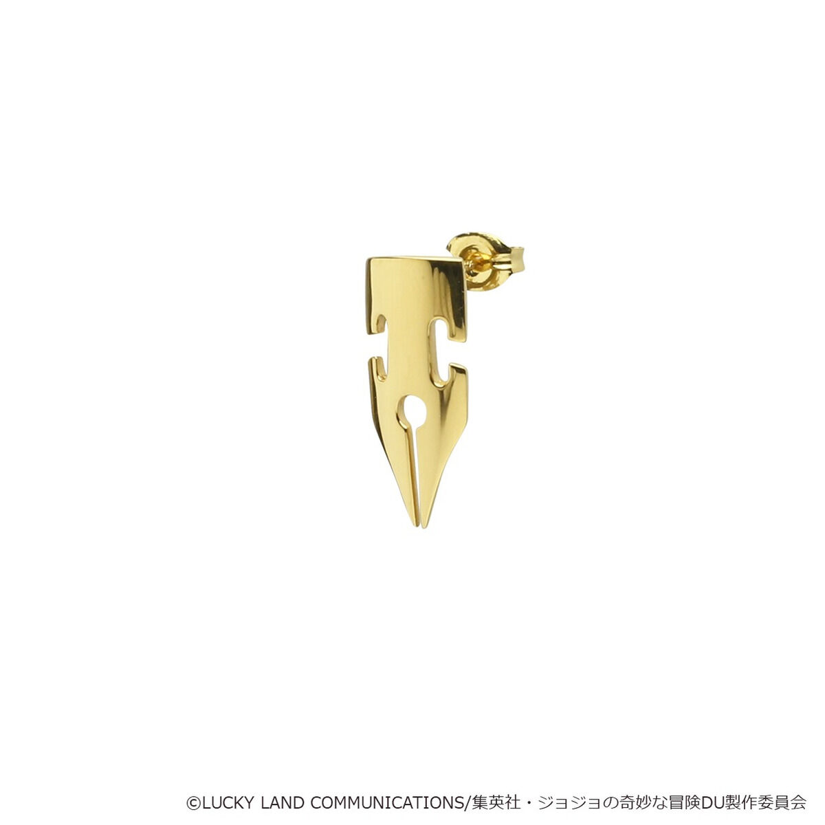 JAM HOME MADE】ジョジョの奇妙な冒険 ダイヤモンドは砕けない 岸辺露伴 Gペンモチーフピアス（片耳用）(11月お届け） ジョジョの奇妙な冒険  ファッション・アクセサリー バンダイナムコグループ公式通販サイト