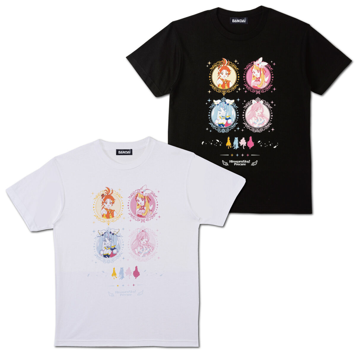 ひろがるスカイ！プリキュア Tシャツ 5人集合デザイン（こども