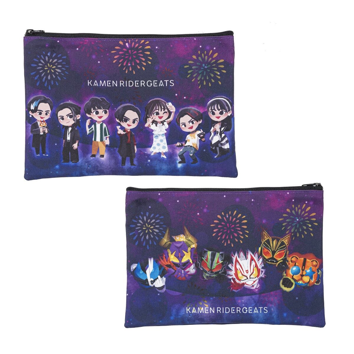 仮面ライダーギーツ デフォルメ ポーチ 花火柄 | 仮面ライダーシリーズ