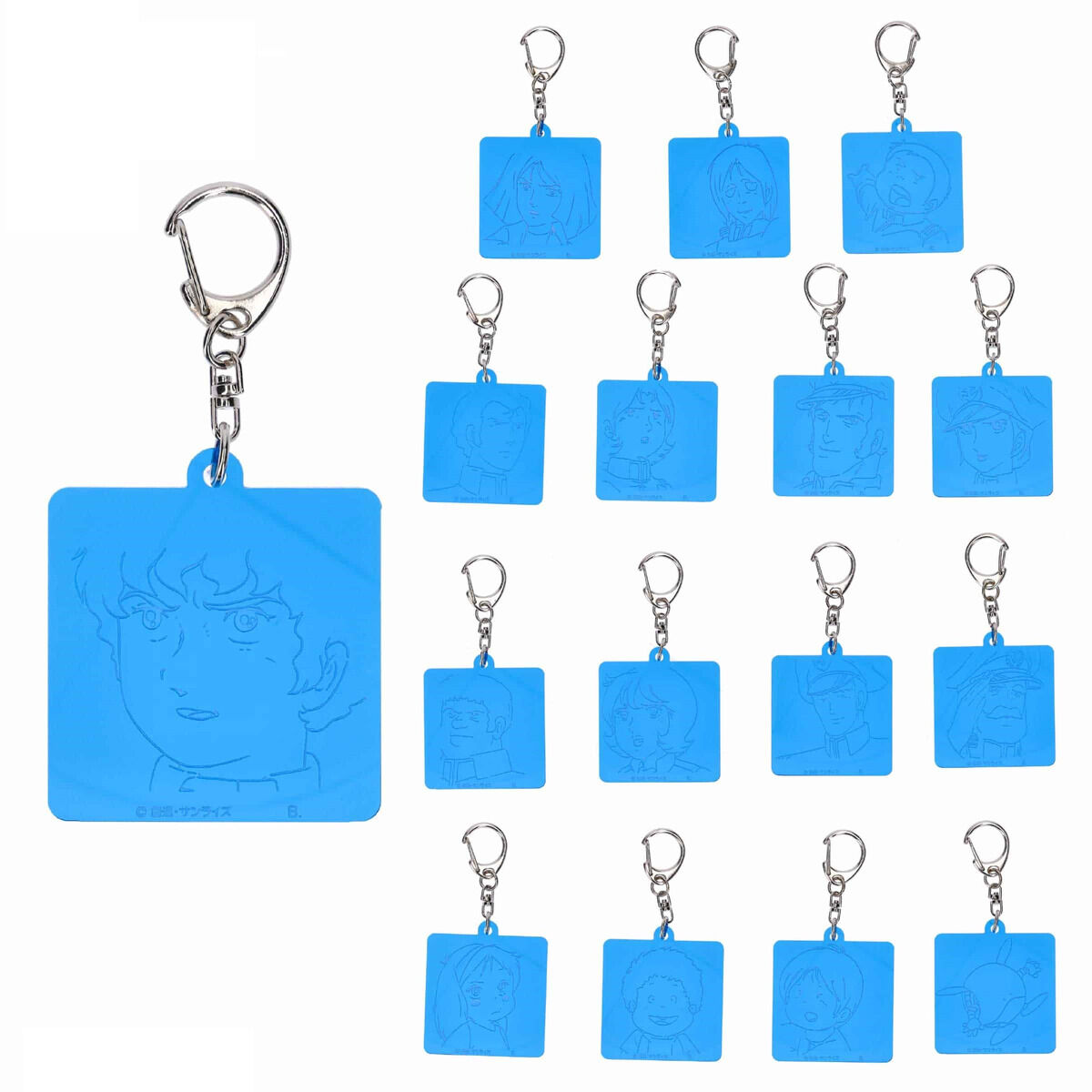 機動戦士ガンダム 地球連邦軍フェイスデザイン アクリルキーホルダー