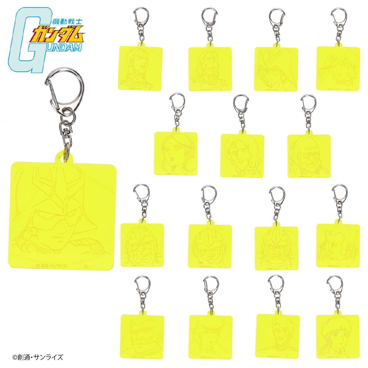 機動戦士ガンダム ジオン公国軍フェイスデザイン アクリルキーホルダー