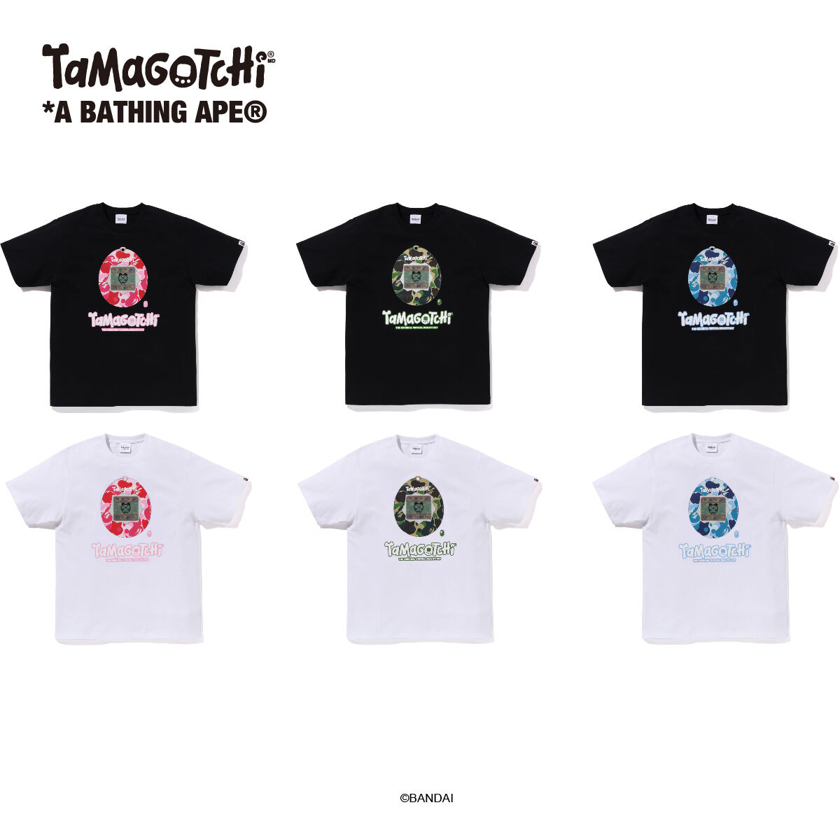 たまごっち×A BATHING APE Tシャツ3 | j-hobby Collection