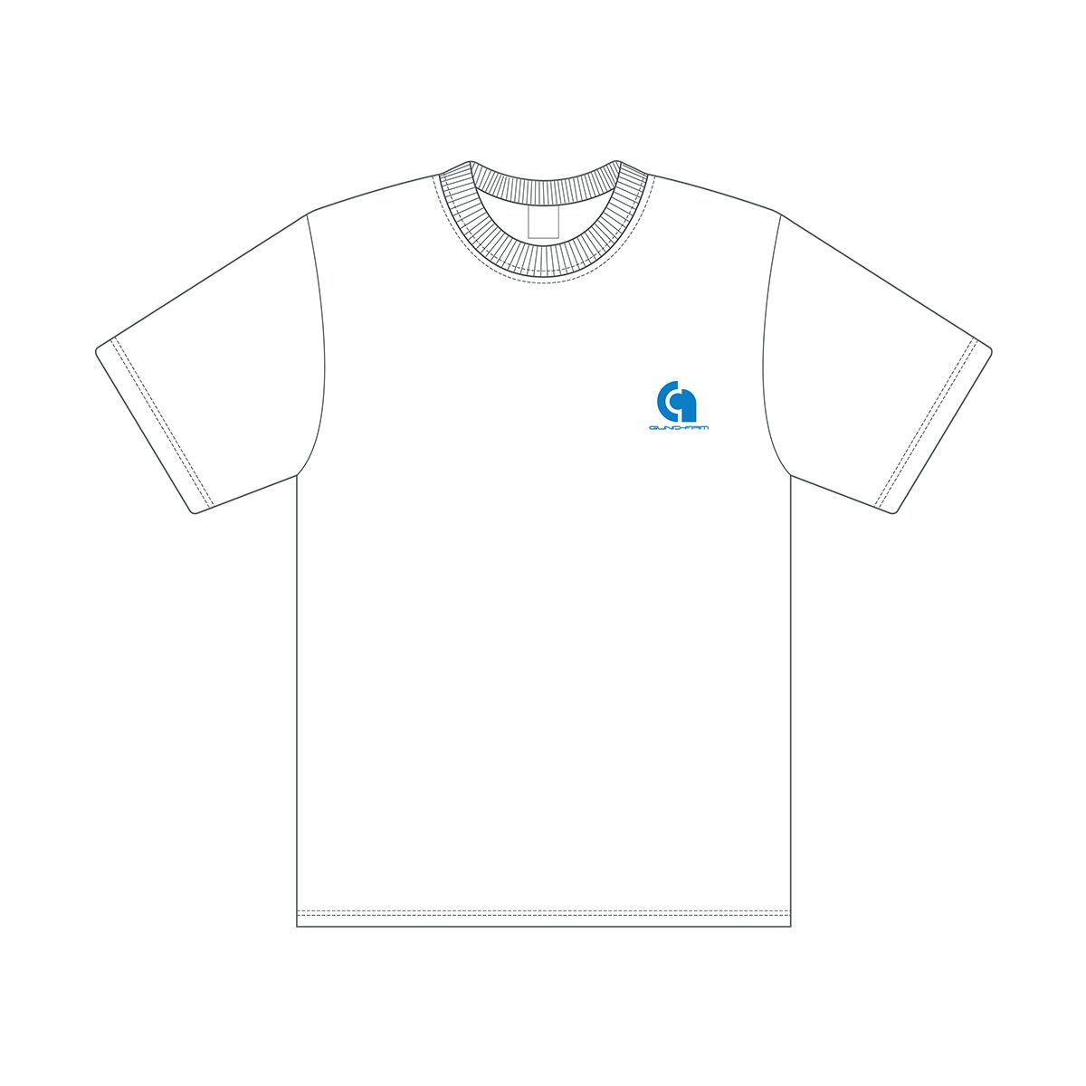 Tシャツ　株式会社ガンダム ロゴ＆エアリアル プリントTシャツ ホワイト Lサイズ 「機動戦士ガンダム 水星の魔女 キャラポップストア」 STRICT-G『機動戦士ガンダム 水星の魔女』famous lines Tシャツ