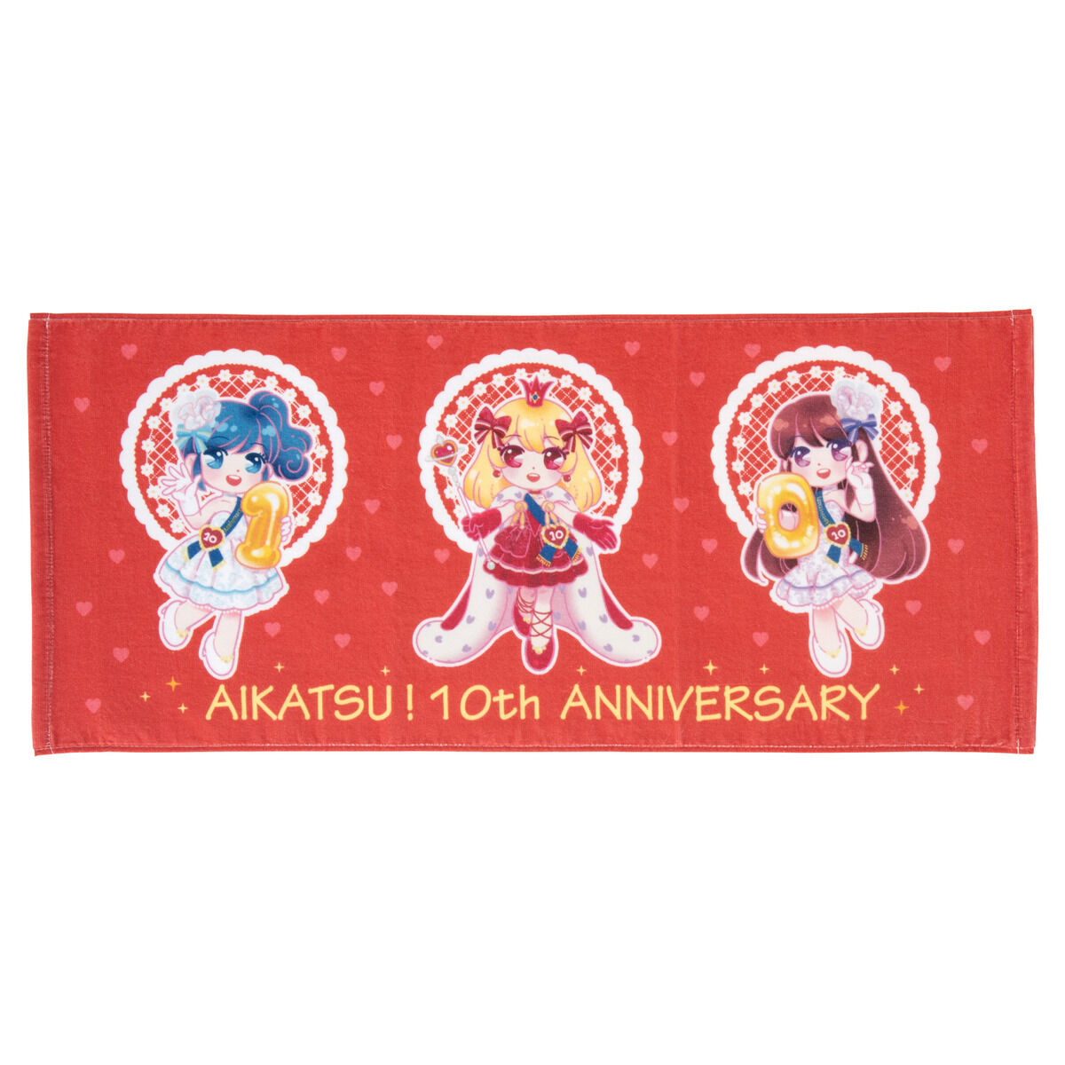 再販】AIKATSU！10th ANNIVERSARY フェイスタオル ※販売期間2023年11月