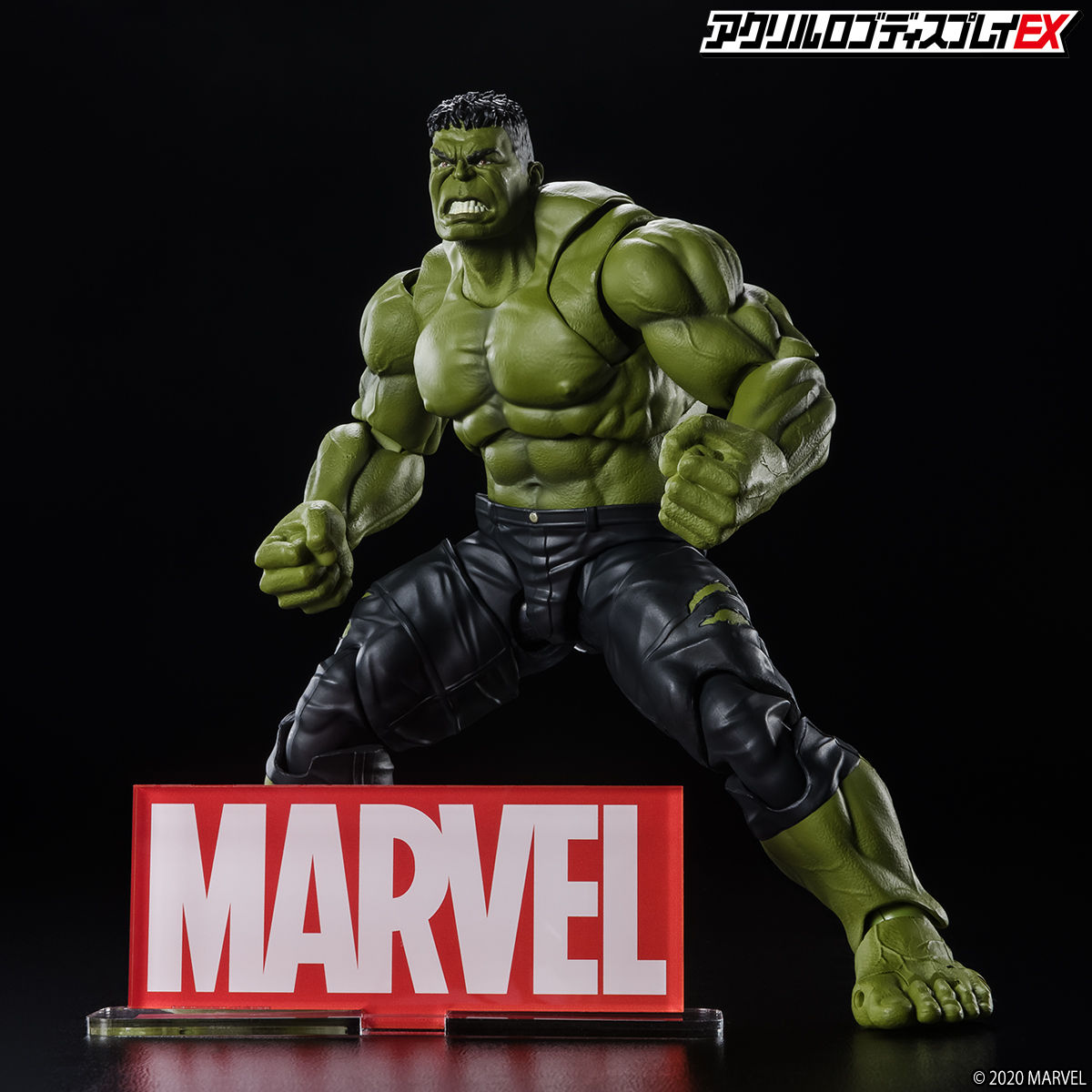 最終値MCU10周年MARVEL ボックスロゴスタンド アクリルロゴディスプレイEX マーベル ボックス ロゴ/Marvel Box Logo