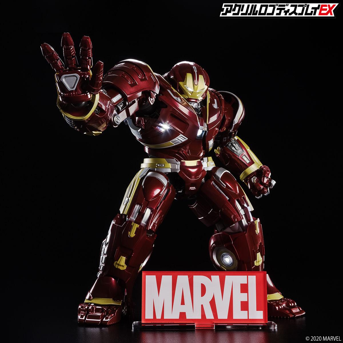 最終値MCU10周年MARVEL ボックスロゴスタンド アクリルロゴディスプレイEX マーベル ボックス ロゴ/Marvel Box Logo