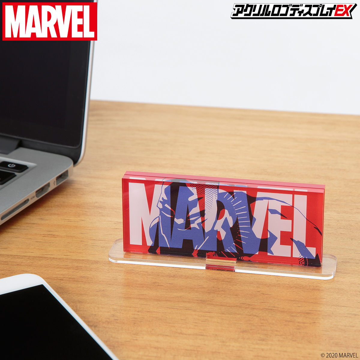 最終値MCU10周年MARVEL ボックスロゴスタンド MCU10周年を飾る豪華デザイン！インロック「MARVEL STUDIOS THE FIRST
