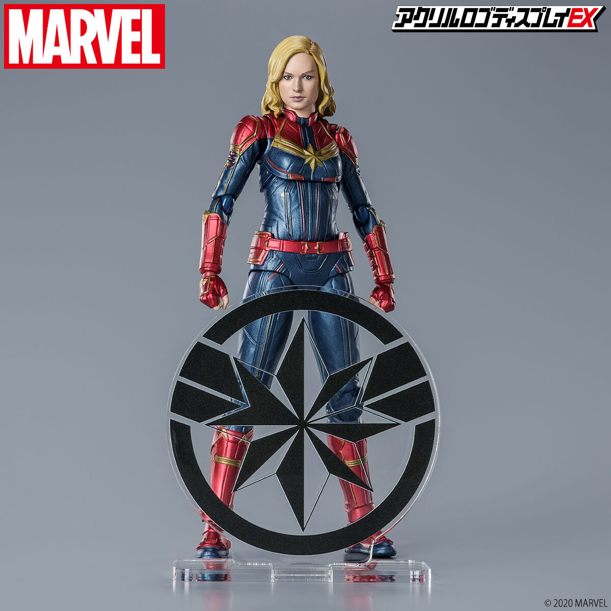 アクリルロゴディスプレイEX Marvel ヒーローマーク キャプテン・マーベル MARVEL（マーベル） フィギュア・プラモデル・プラキット  アニメグッズ ・おもちゃならプレミアムバンダイ｜バンダイナムコグループの公式通販サイト