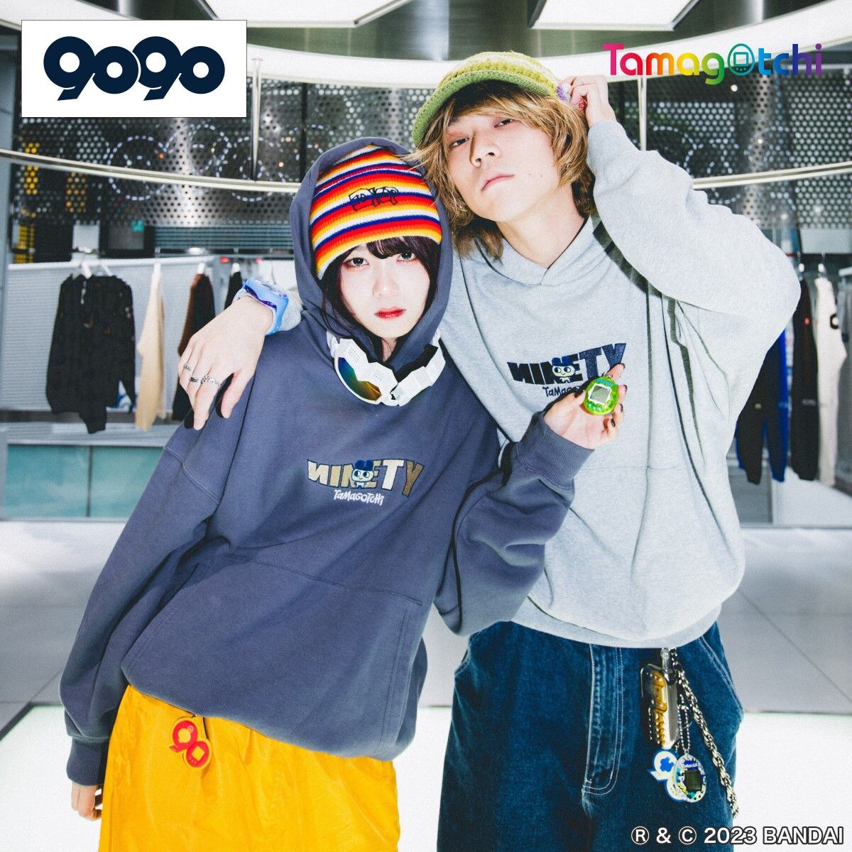 9090 × Tamagotchi Hoodie (全2色) | たまごっち ファッション