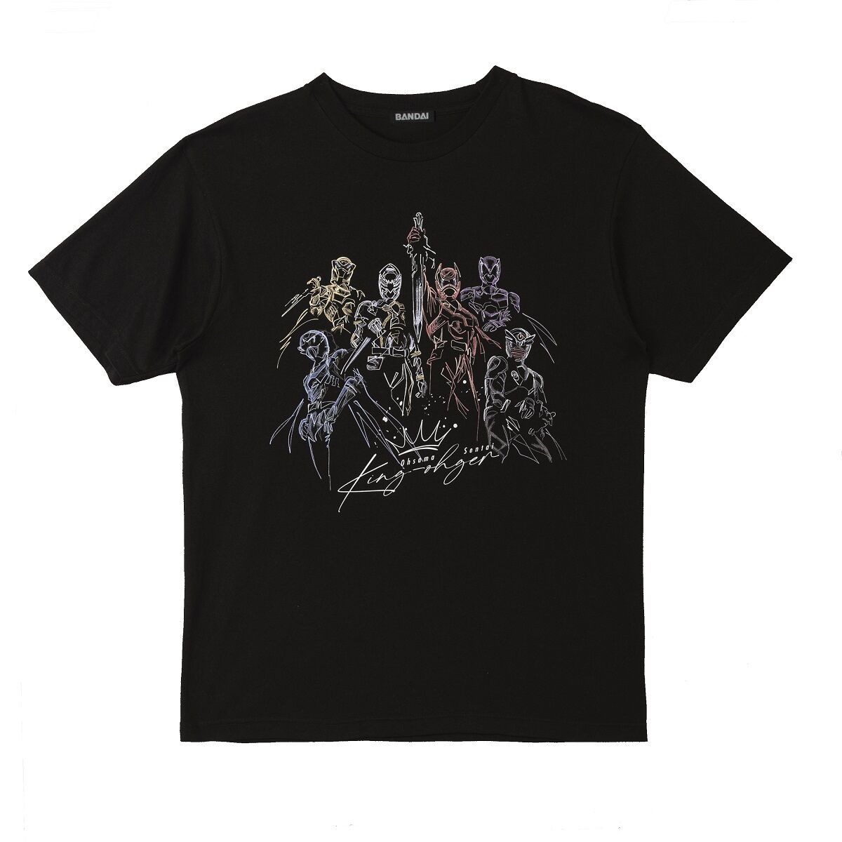 東映ヒーローTシャツ 王様戦隊キングオージャー 【ヒーロー勢ぞろい