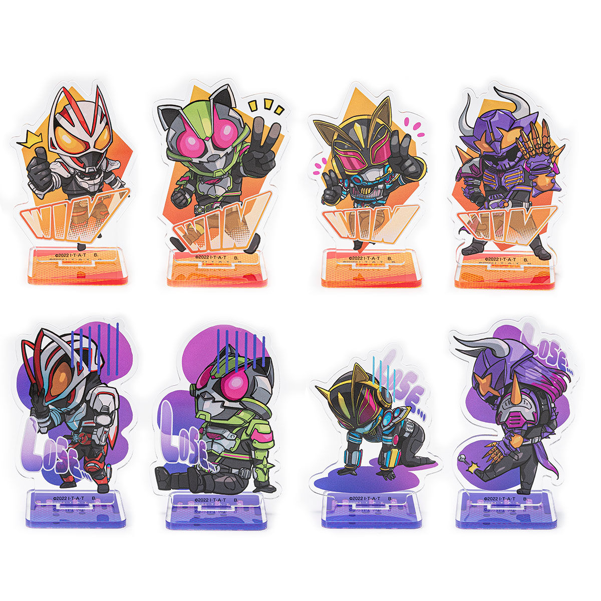 仮面ライダーギーツ 勝負の行方シリーズ アクリルスタンド（全8種