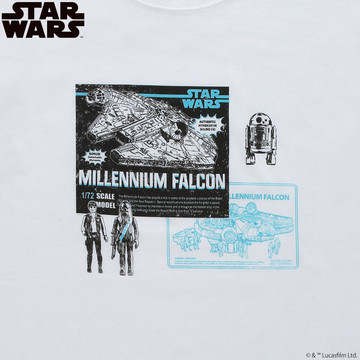 STAR WARS /スター・ウォーズ TOY Tシャツ ミレニアム・ファルコン