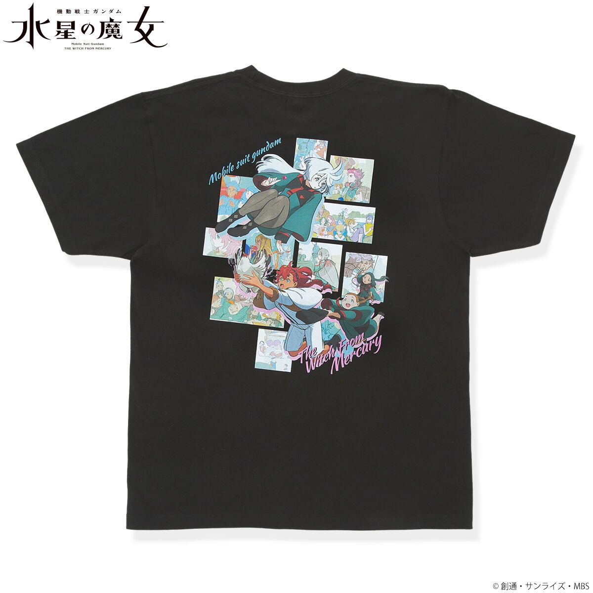 機動戦士ガンダム 水星の魔女EXPO Tシャツ ブラック M | ガンダム