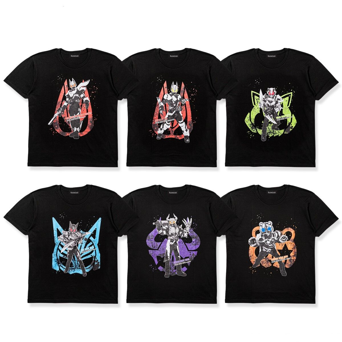 仮面ライダーギーツ ライダー柄Tシャツ (全6種)【再販】 | 仮面