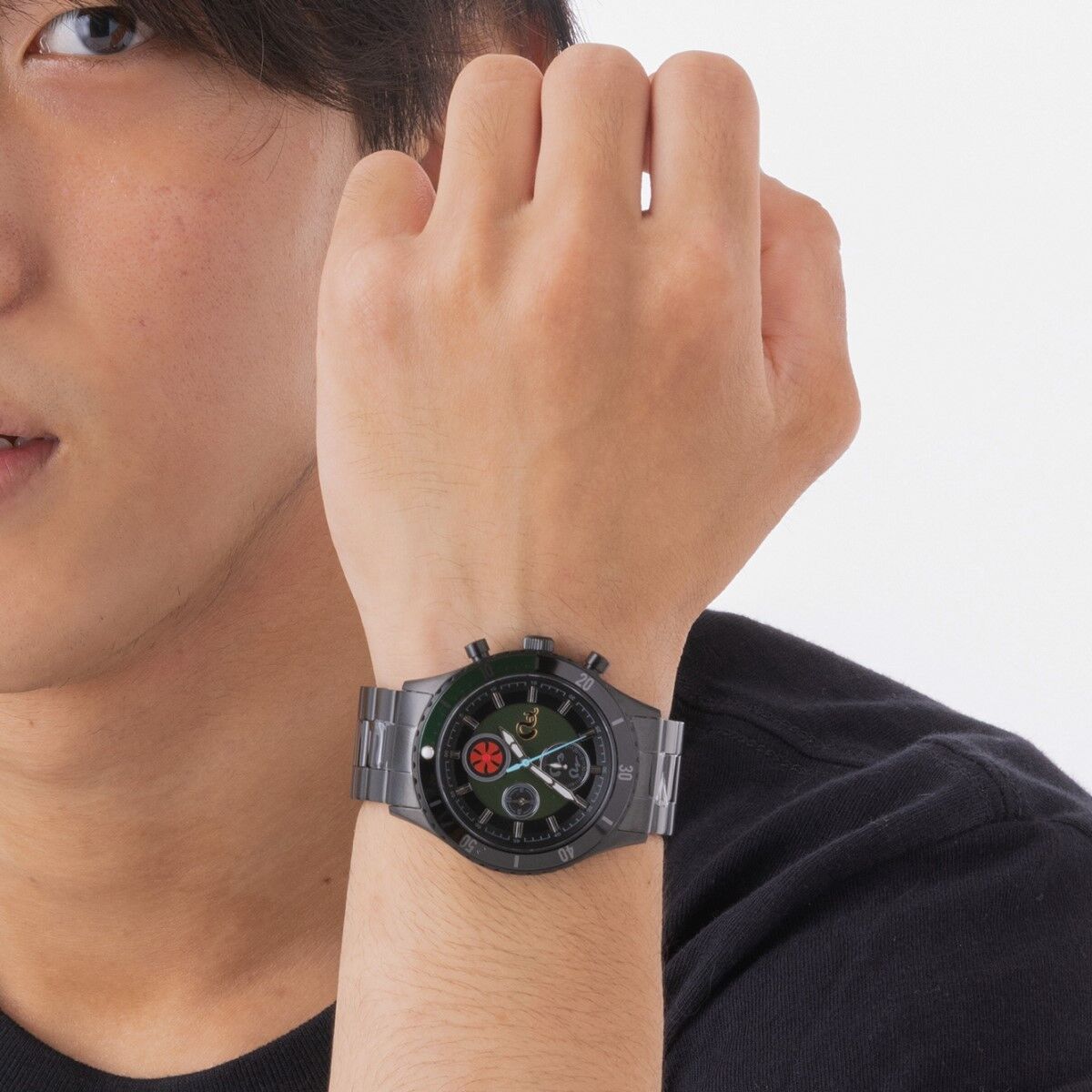 新品未使用 仮面ライダー BLACK RX クロノグラフ 腕時計　プレバン素材