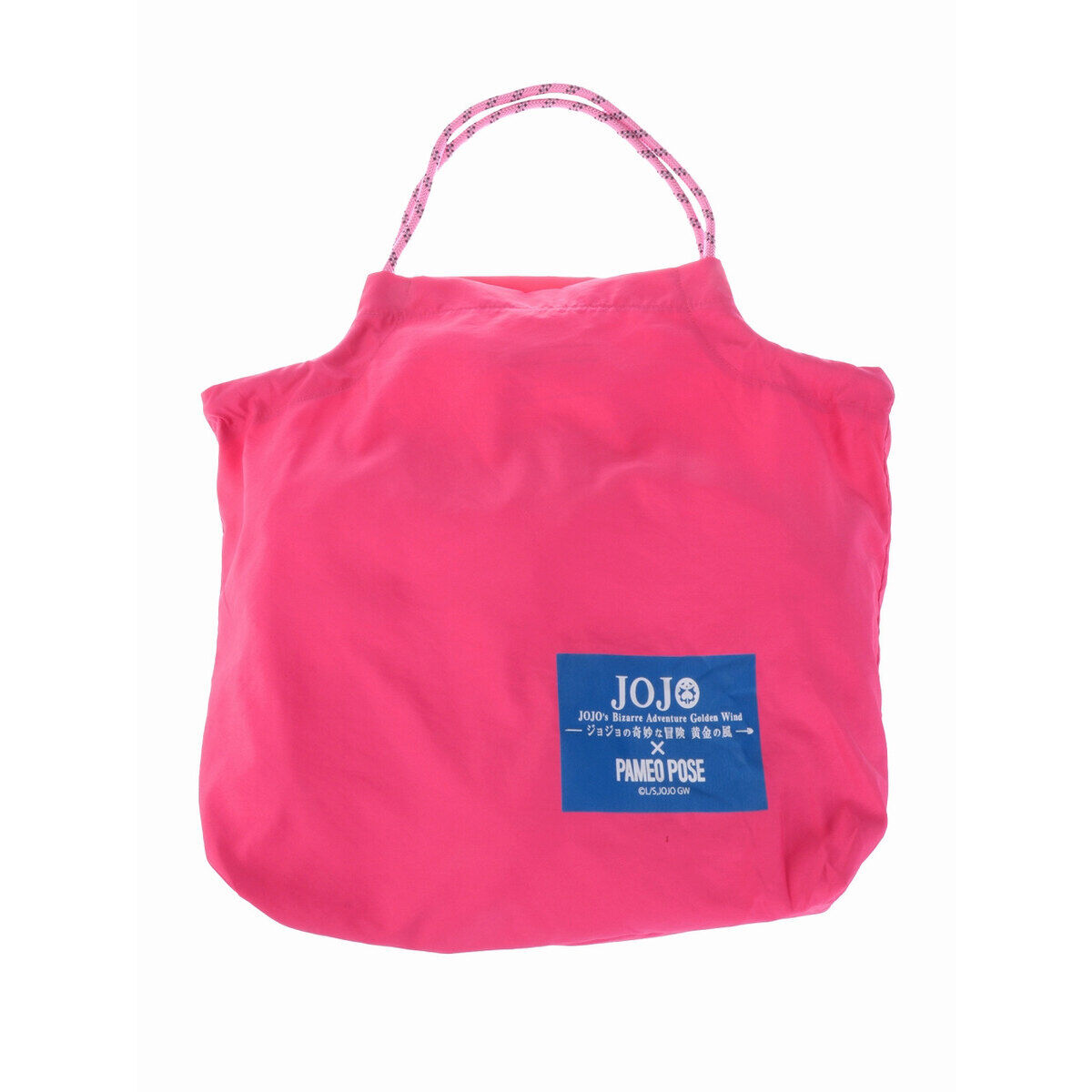 PAMEO POSE ジョジョの奇妙な冒険　ジョルノ　ハンドバッグ　ピンク ジョジョの奇妙な冒険 黄金の風】PAMEO POSE ジョルノ