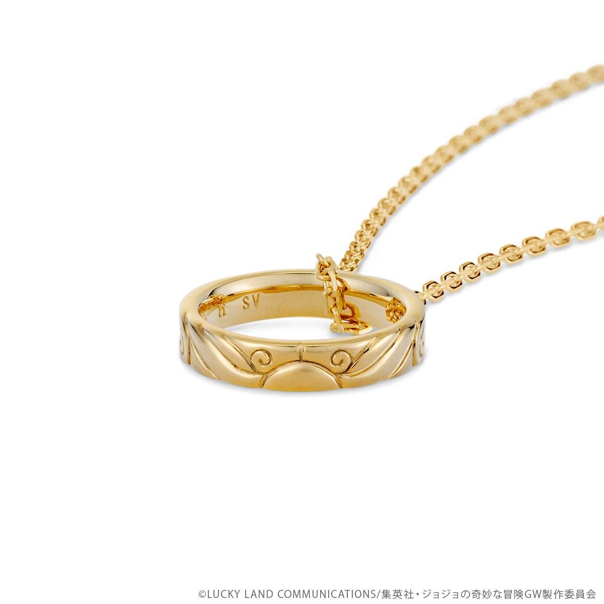 ジョジョの奇妙な冒険 黄金の風×U-TREASURE G・E リングネックレス 